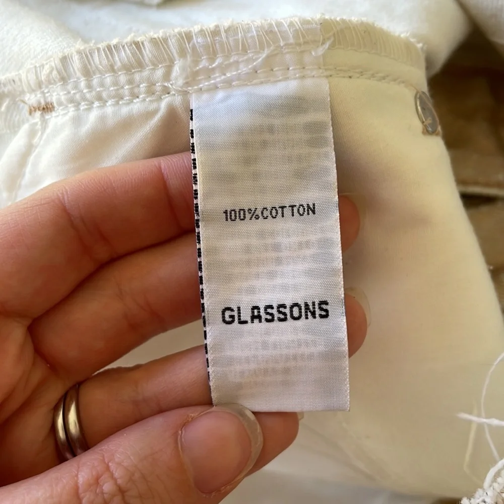 💛GLASSONS gold finish denim mini skirt - Picture 9 of 10